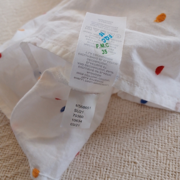 loft ♡ dotted smocked peplum cami tank top - Picture 7 of 8